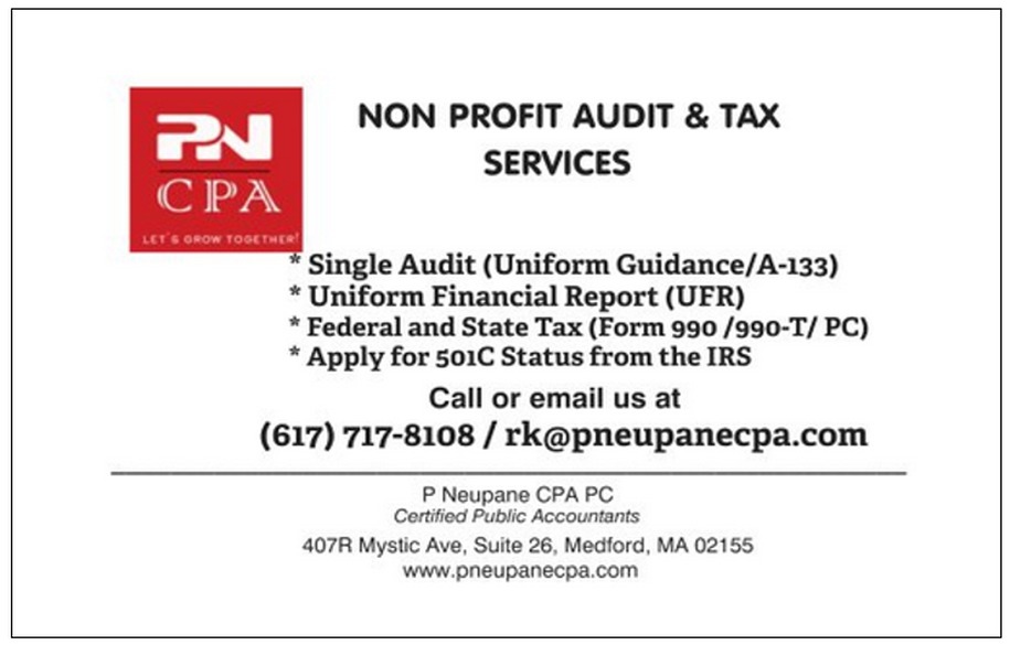 Non-profit audit services flyer